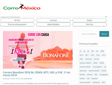 Tablet Screenshot of corremexico.com